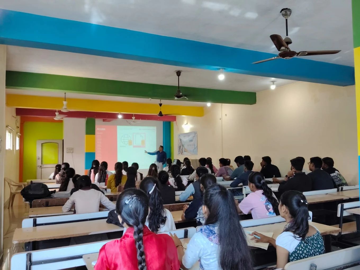 Students in class at RITS